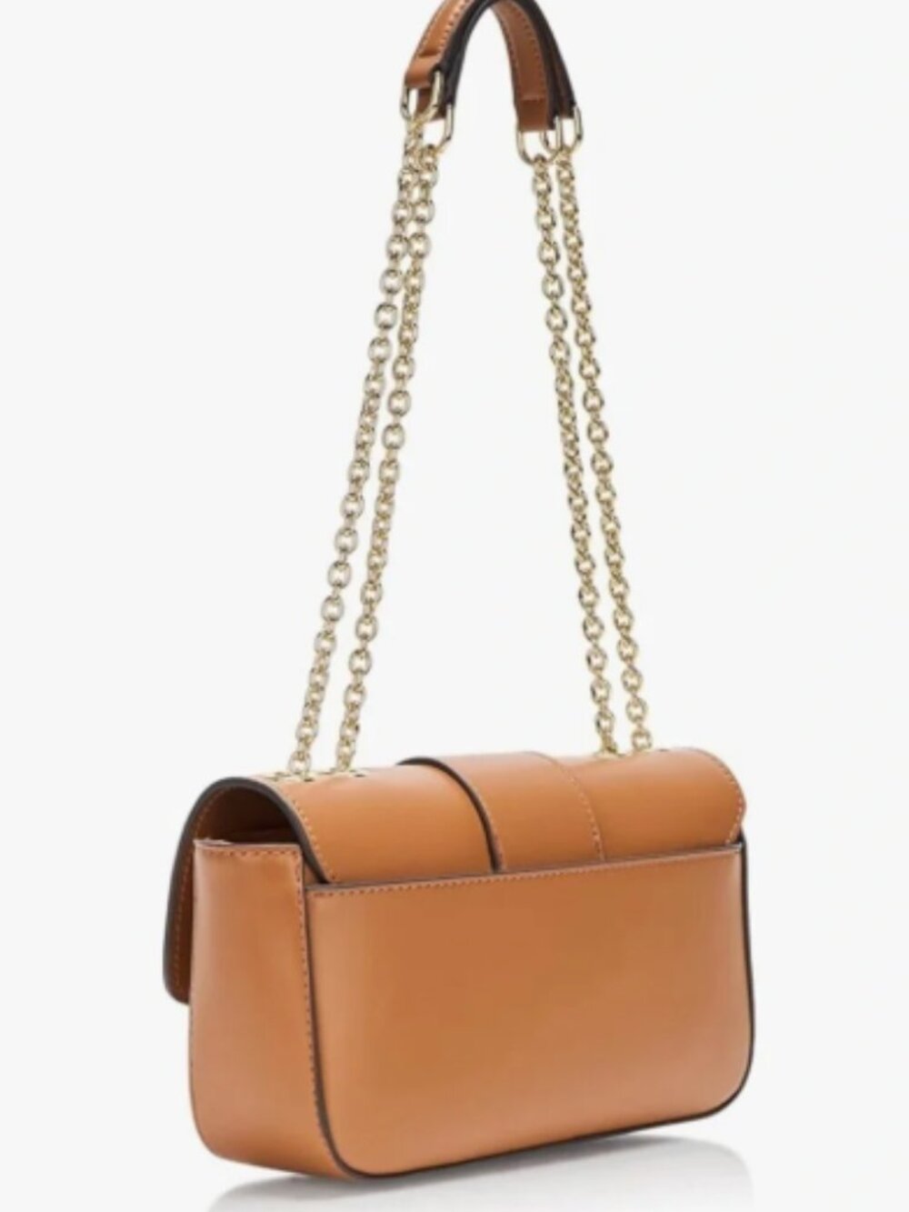 H by HALSTON Lizzy Oak Faux Leather Shoulder Bag--NWT - Picture 3 of 16